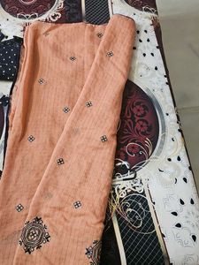 Peach Dupatta