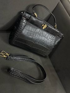 Fendi Peekaboo Mini Crocodile Bag