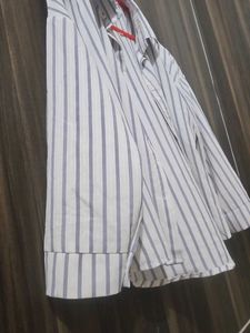 Chic Striped Button-Up Shirt