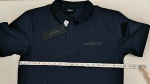 Essentials Navy Blue Polo T-shirt