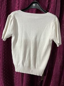 White Formal and Casual Top