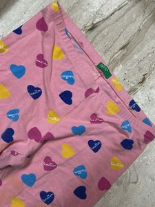 Benetton Heart Print Leggings