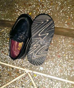Stylish Black Loafers for kids