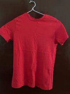 Classic Red Crew Neck T-Shirt