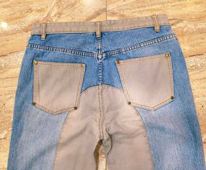 Patchwork Flare Jeans