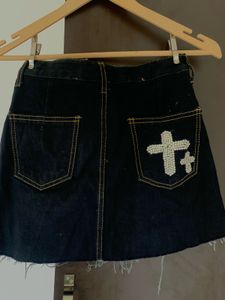 Y2K Denim Mini Skirt
