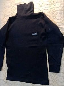 Amul Classic Black Turtleneck Bodywarmer
