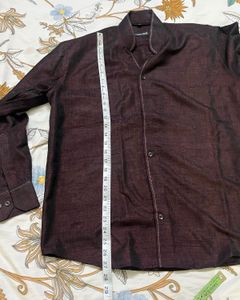 Summer Sale 🔥Elegant Deep Plum Silk Shirt