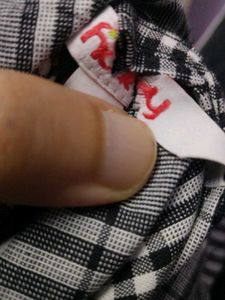 Pantaloons Grey Checked Dress