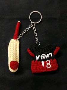 Crochet Cricket Keychain Set