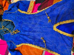 Suit with full flair palazzo