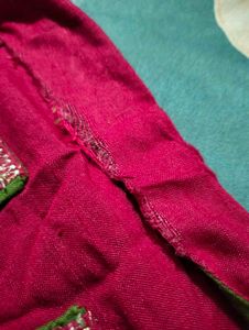 Beautiful Red Kurta with Floral Embroidery
