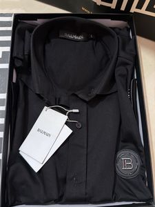 Balmain Black Shirt half sleeve size 40 L