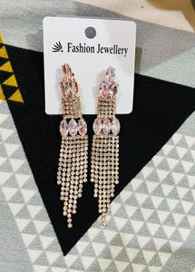 Dazzling Drop Earrings with Rhinestones newwdttag