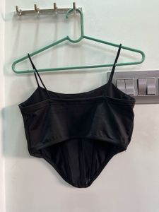 Black Corset Style Cami Top