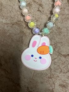 Cute Bunny Beaded Necklace