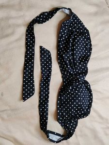 Polka Dot Bra Top strapless