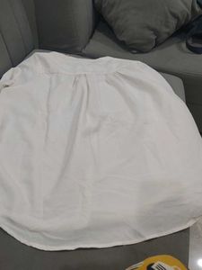Classic White Button-Up Blouse