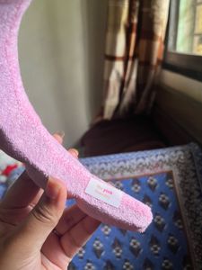 Pink Headband and Wristband Set