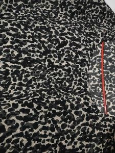 Sheer Animal Print Top