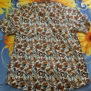 Stylish Men's Floral Print Shirt