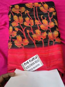 Beautiful Kalamkari Print Saree