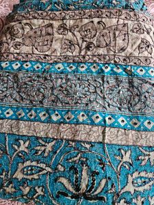 Pure Crepe embroidered saree