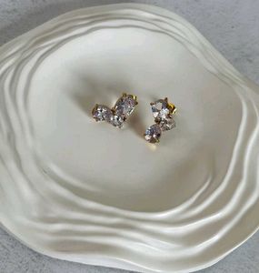 Sparkling Crystal Stud Earrings