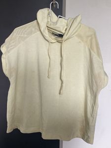 Drop Shoulder Drawstring T-Shirt