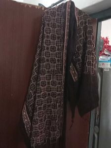 Embroidered Brown Dupatta