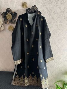 Navratri men black kurta