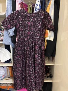 Floral Print Midi Dress