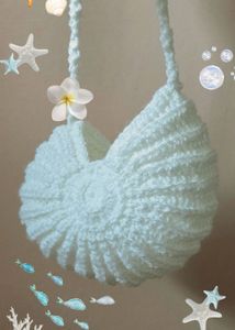 Handmade Crochet Shell Bag