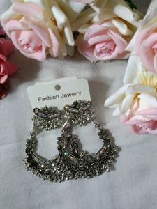 Oxidized Jhumka Earrings