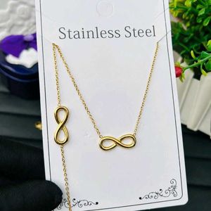 Infinity Necklace & Bracelet Set💕
