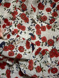Korean style Floral Print Top
