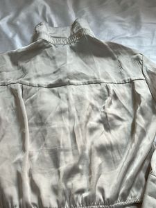Lightweight Silky Button-Up Shirt