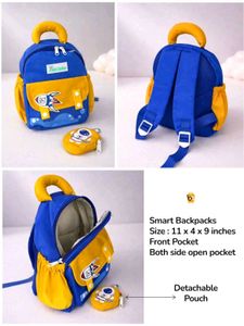Cute Blue &amp; Yellow Astronaut Backpack for kids