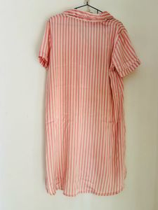 Pink Striped Sleepwear- M size