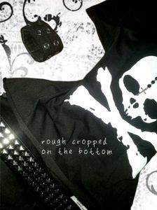 Gothic emo Skull Printed T-Shirt