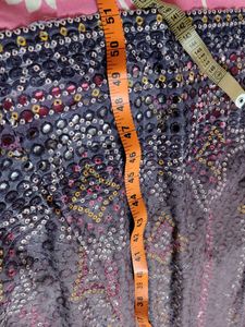 Embroidered Ethnic Kurta with Belt