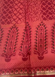 Beautiful Red & Maroon Saree
