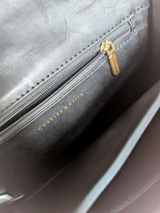 Classic Black Leather Crossbody Bag