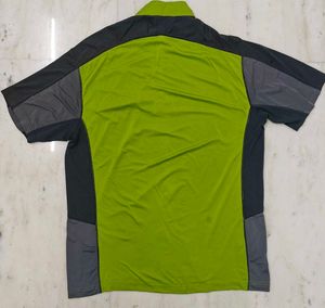 Men's Athletic 1/4 Zip Polo Shirt