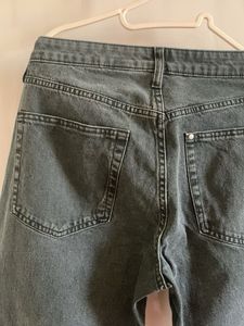 Distressed Black Denim Jeans