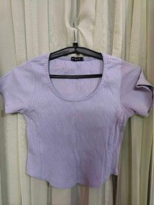 Ribbed Cropped Top