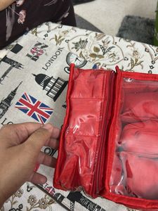 Red Accessory Organizer