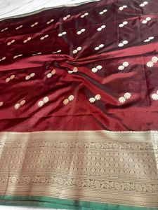 Soft Silk Allover Booti Saree