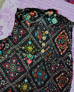 Vibrant Bohemian Print Kurta