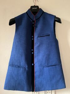 Men's Blue Nehru Jacket